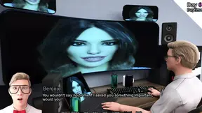 Robotic Mistress humiliates submissive sexbot with huge ass and tits