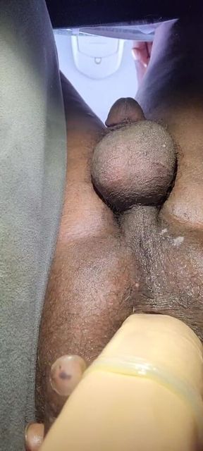Bottom View Public Sex with 12in Cock