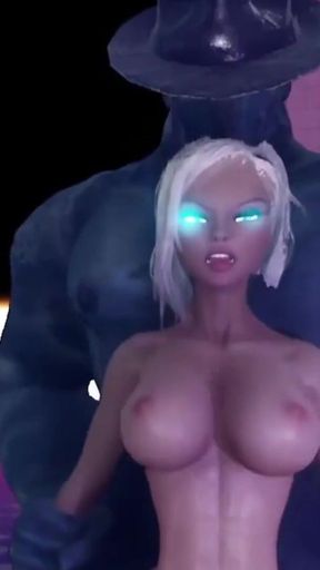 Storm Railed by Solomon Grundy - 3D Hentai Parody