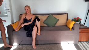 Amateur Blonde Mature Wife Enjoys Sex After Walking