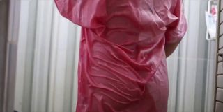 Indonesian Porn Peeping at a Busty Girl Taking a Bath in a Transparent Satin Dress