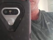 SEXY DILF of Cory Bernstein Jockstrap plays w Ass