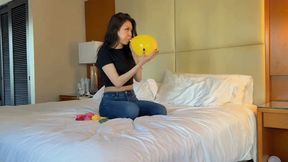 Miss Mia and Balloons HIDEF MOV