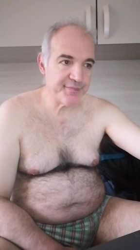 I Piss in the Empty Bottle and I Jerk off My Cock Hard as Iron