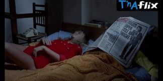 Sexy Susan flashes nyloned legs, luscious curves, and teasing cleavage in Die Screaming Marianne