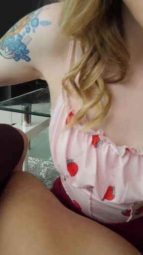 Stepson Shares His Hot GF with Stepdad in Wild Threesome! - Ailee Ann -