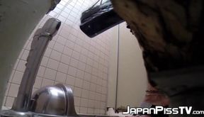 Tokyo ladies are peeing on this public toilet and someone recorded it all