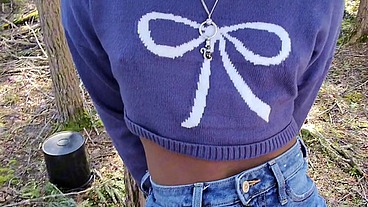 Cruising For Girlcock in the Woods POV