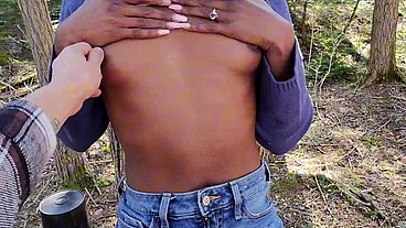 Cruising For Girlcock in the Woods POV