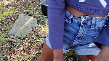 Cruising For Girlcock in the Woods POV