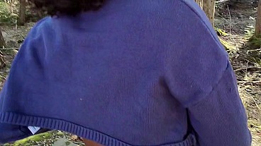 Cruising For Girlcock in the Woods POV