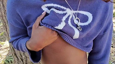 Cruising For Girlcock in the Woods POV