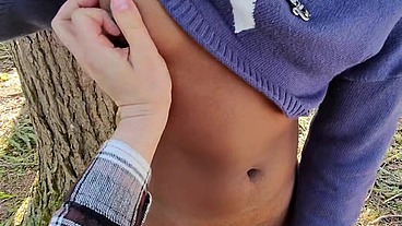 Cruising For Girlcock in the Woods POV