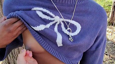 Cruising For Girlcock in the Woods POV