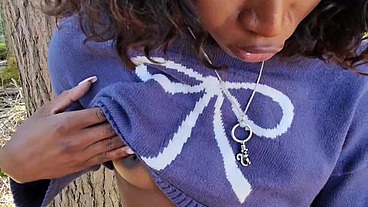 Cruising For Girlcock in the Woods POV