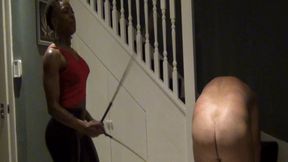 Mistress Kiana loves caning her slave