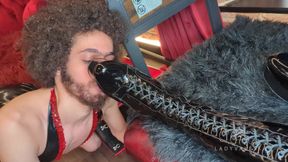 Kisses on My Boots and Dildo