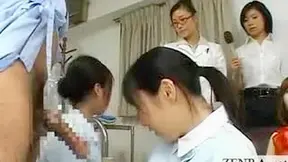 Bizarre Japanese Doc Uses Unique Handjob Tech for Cock Study