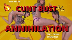 4K Ziva Fey Cuntbusting Annihilation By Cassie Cummings At The Gym