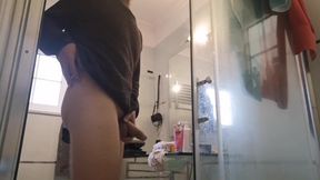 Showing off My Smooth Guy Ass, Jerking and Cumming with a Soft Dick