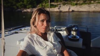 Bang at sea with girls who worship dick all the way