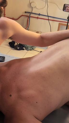 French Stepdaddy Deep Pounds Aussie Rugby Player and Plays with Ripe Briefs