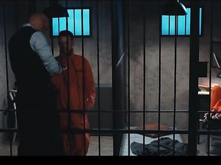 Bratty Golden-haired Pranked In Mixed Prison - Veronica Leal Time Stop Freeze Drilled