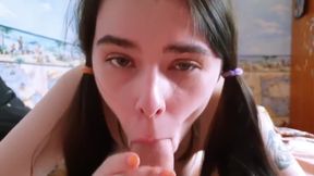Step sister could smell the sperm of the Step brother and came to help