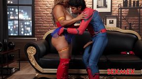 sexmex - halloween after party with my stepmom . sandra paola