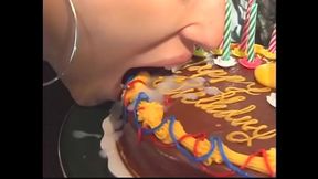 As true gentleman Cheyne Collins can'_t let young bimbo Angelina Rio to celebrate her eighteenth birthday party absolutely alone