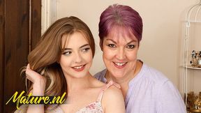 Pulchritudinous Blonde Gabie and Layla Bird - blonde movie - Mature NL