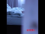 I'm waching on my best friend's sister when she masturbates in her room