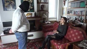 Ballbusting perfect slave