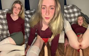 Teen Femboy Get Fucked by Machine