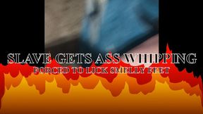 AFTER WORK Stinky foot worship by Foot Goddess Lily Vid #4 - Dirty Feet Licking