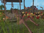 Outdoor Masturbation in Pantyhose