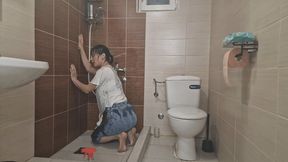 Cleaning my House in Drenched Clothes