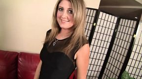 Busty brunette receives her tiny pussy savagely pounded by BBC