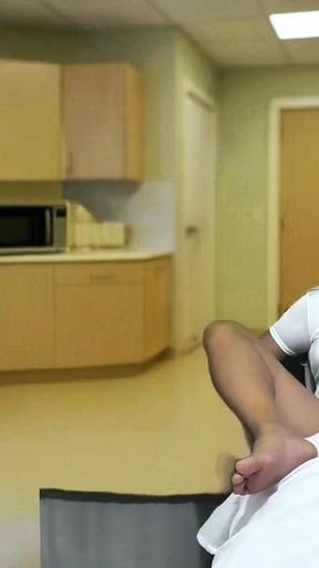 Asian Hijab Muslim sexy nurse seduce foreign doctor dick doctor eats my pussy   Clip 1