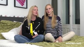 Ersties - Sirena wird von der blonden Inge hart gefickt