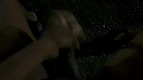 gozando na ponte em publico