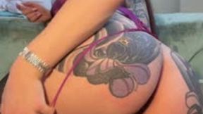 Carolina Iena -the best CAM backstage with fan