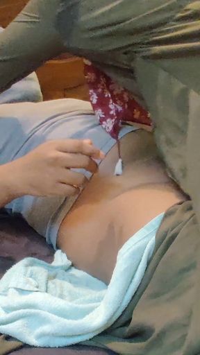 Beautiful Big Ass Hijab MILF Rides Huge Cock