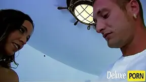 Very hot chesty brunette milf hammered