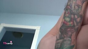 Tv milf teases cameraman