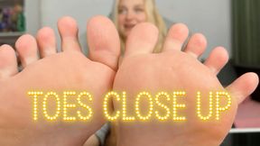 Toes close up