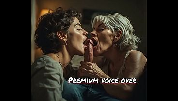 Step mommy and grandma sucks stepson cock &quot_VOICE OVER&quot_ AI generated