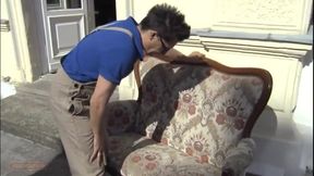 Conny Helps Vivian Carry Furniture and Is Rewarded on the Spot...