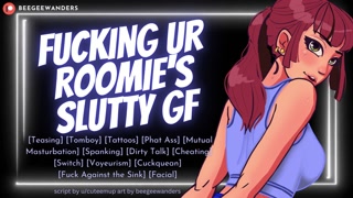 Your Roomie's Bi Girlfriend is a Total Slut For You || Blowjob&nbsp;Switch || Audio Roleplay