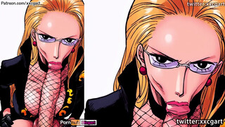 One Piece hentai - CP9 Kalifa sex OL secretary